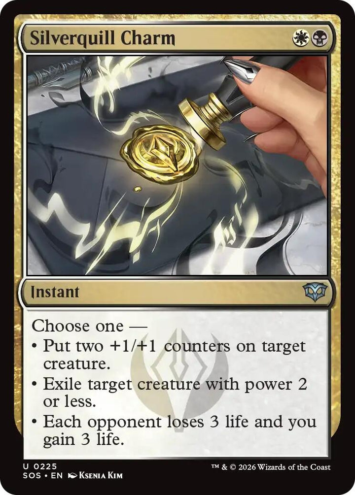 Silverquill Charm (225) (SOS)