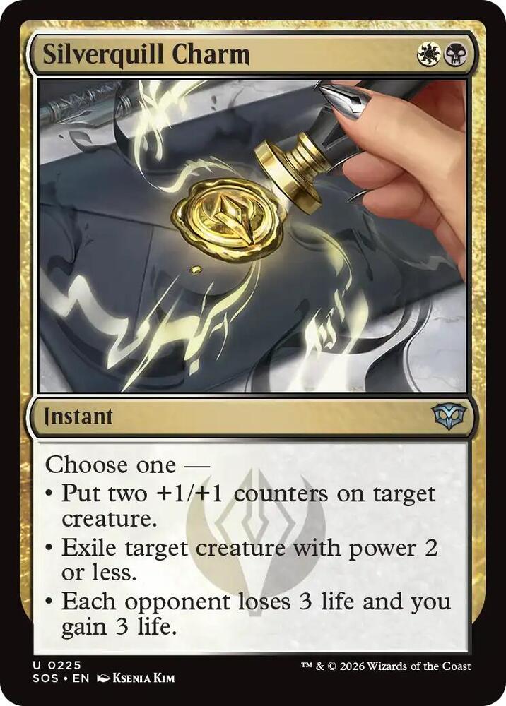 Silverquill Charm (225) (SOS)