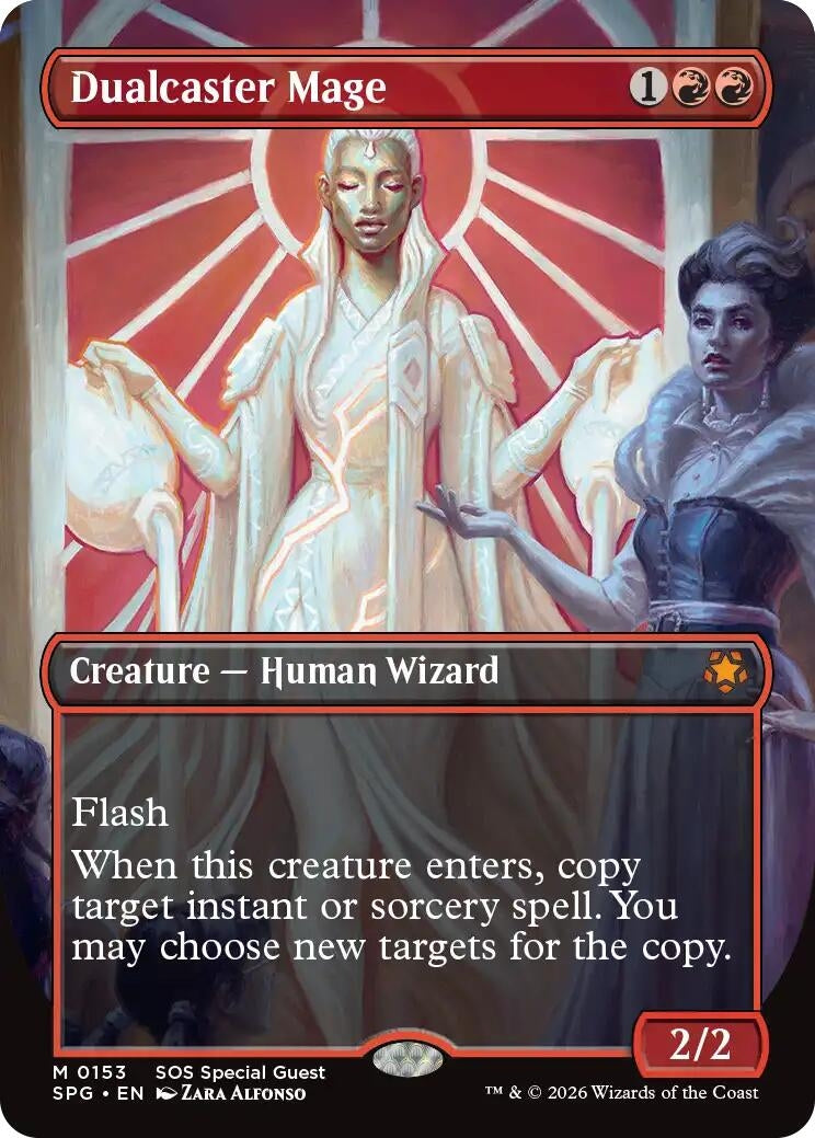 Dualcaster Mage (Borderless) (153) (SPG)