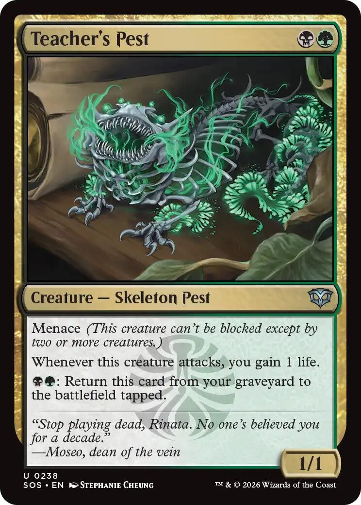Teacher's Pest (238) (SOS)