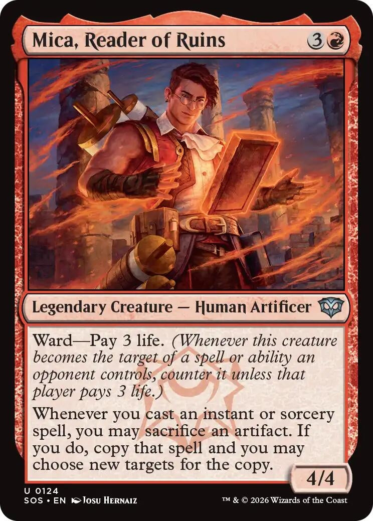 Mica, Reader of Ruins (124) (SOS)