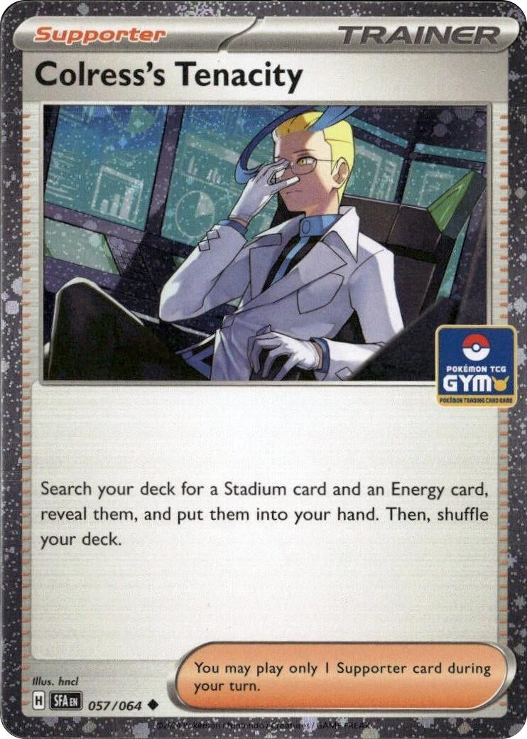 Image for Colress's Tenacity (Gym Stamp Asia Exclusive) (057/064) (MCAP) - Pokemon