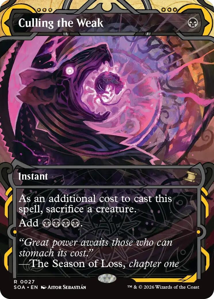 Image for Culling the Weak (27) (SOA) - Magic: The Gathering