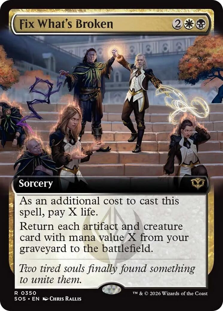Fix What's Broken (Extended Art) (350) (SOS)