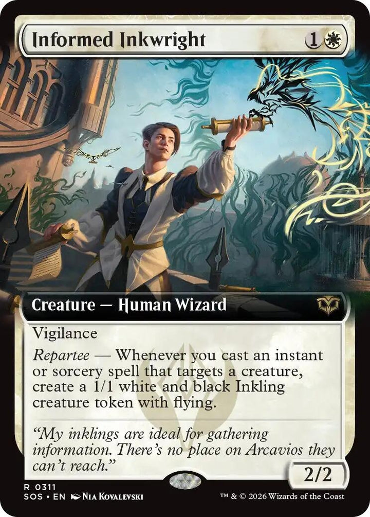Informed Inkwright (Extended Art) (311) (SOS)