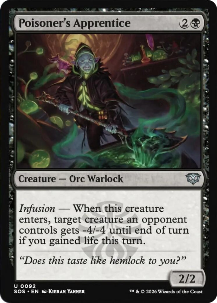 Poisoner's Apprentice (92) (SOS)