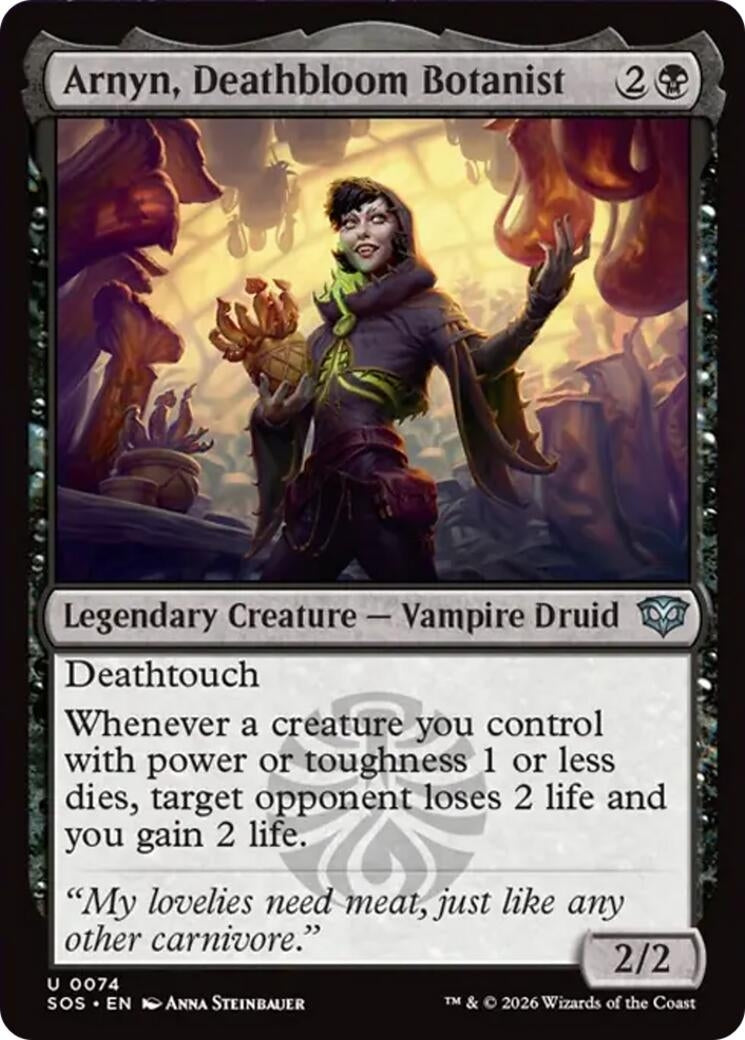 Arnyn, Deathbloom Botanist (74) (SOS)