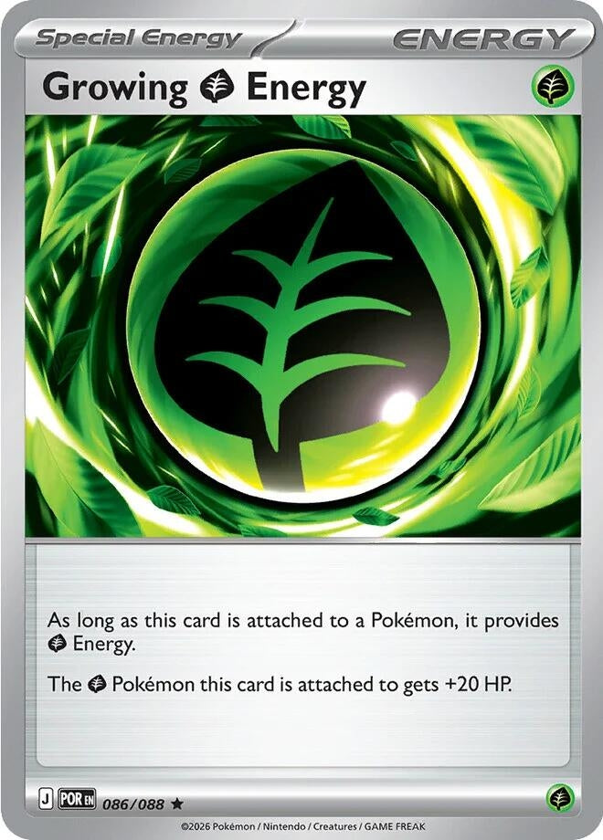 Image for Growing Grass Energy - 086/088 (Non-Holo) (086/088) (PR) - Pokemon