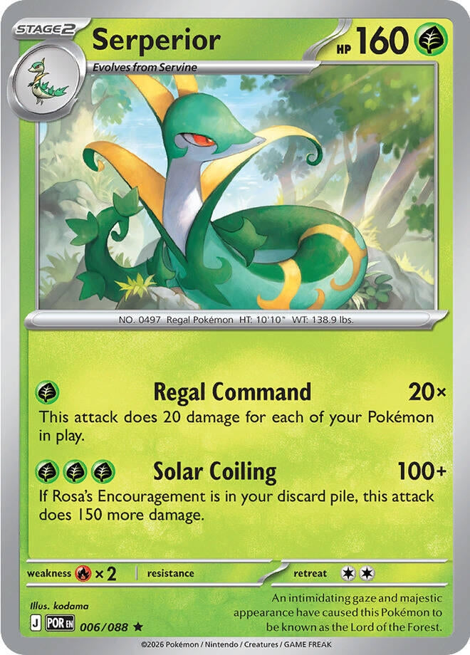 Image for Serperior - 006/088 (Non-Holo) (006/088) (PR) - Pokemon