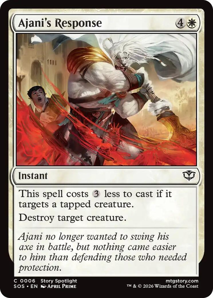 Ajani's Response (6) (SOS)
