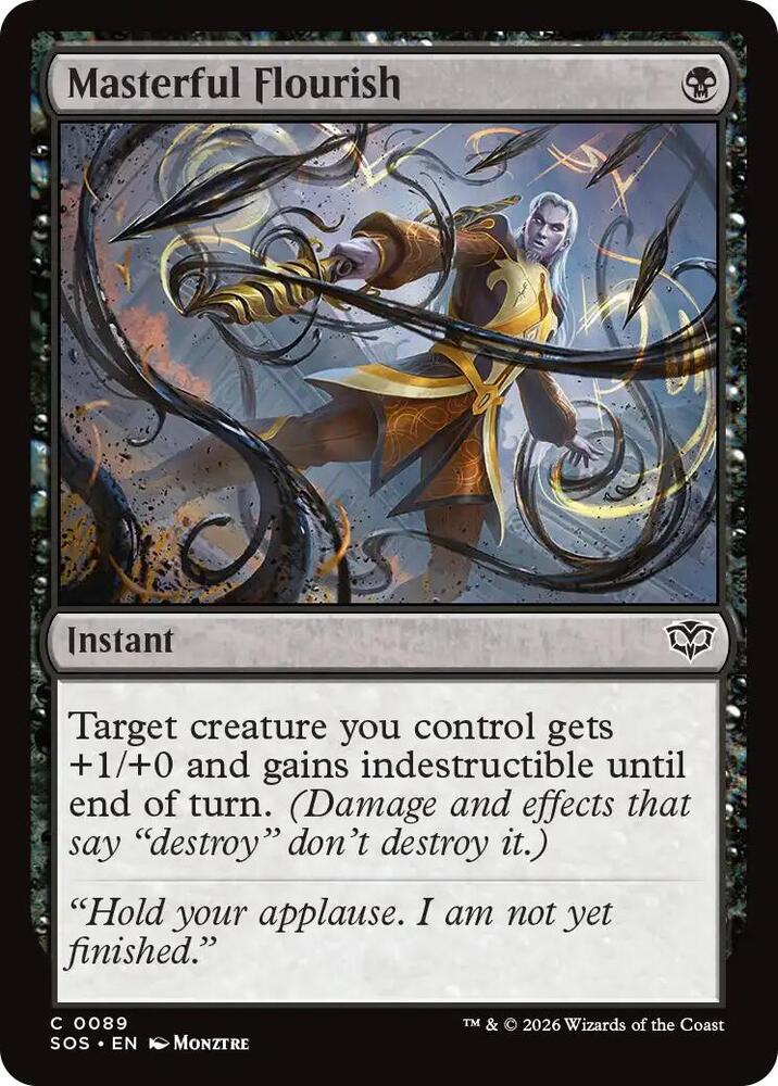 Masterful Flourish (89) (SOS)