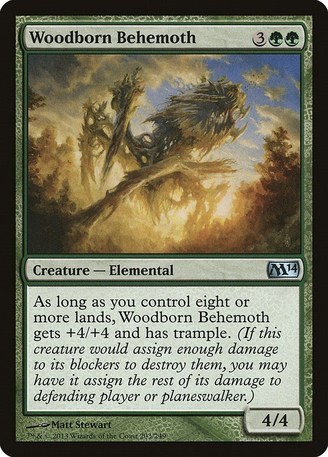 Image for Woodborn Behemoth (203) (M14) - Magic: The Gathering