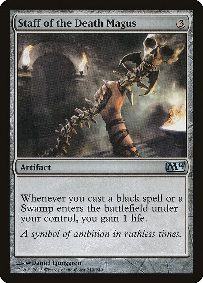 Image for Staff of the Death Magus (219) - Magic: The Gathering