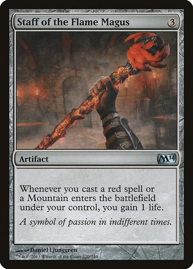 Image for Staff of the Flame Magus (220) - Magic: The Gathering