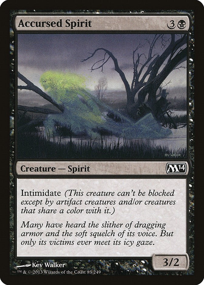 Image for Accursed Spirit (83) (M14) - Magic: The Gathering