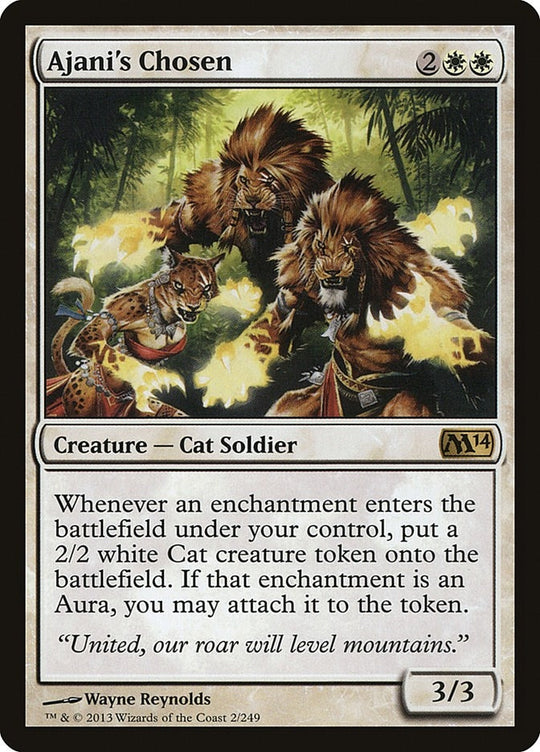 Image for Ajani's Chosen (2) (M14) - Magic: The Gathering