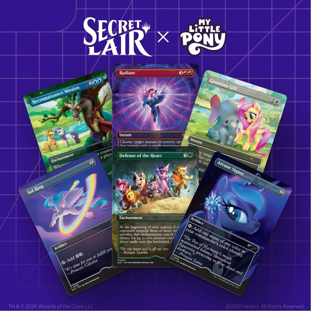 Image for Secret Lair Drop: Secret Lair x My Little Pony: Friendship is Magic - Non-Foil Edition - Magic: The Gathering