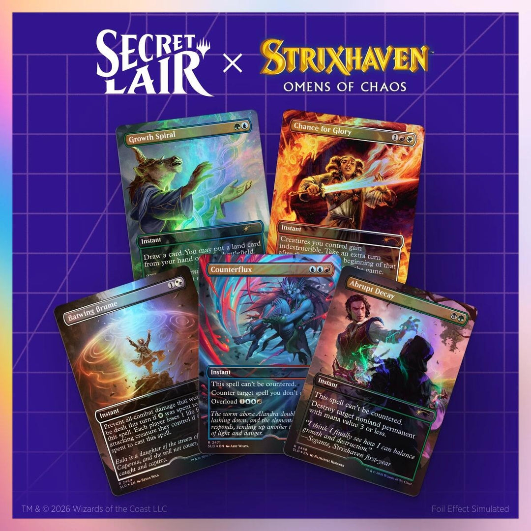 Image for Secret Lair Drop: Omens of Chaos - Traditional Foil Edition - Magic: The Gathering