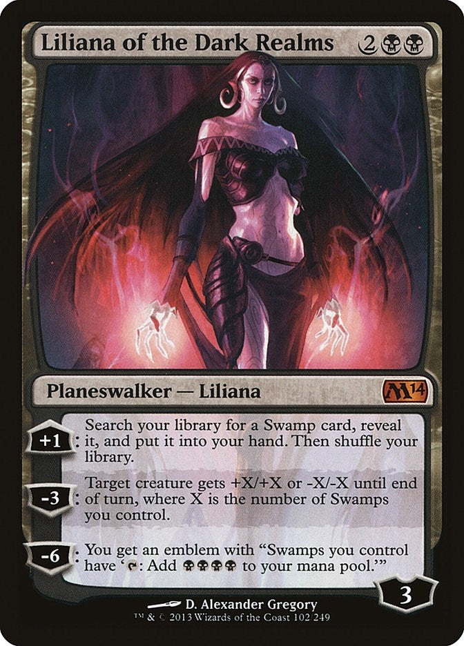 Image for Liliana of the Dark Realms (102) - Magic: The Gathering