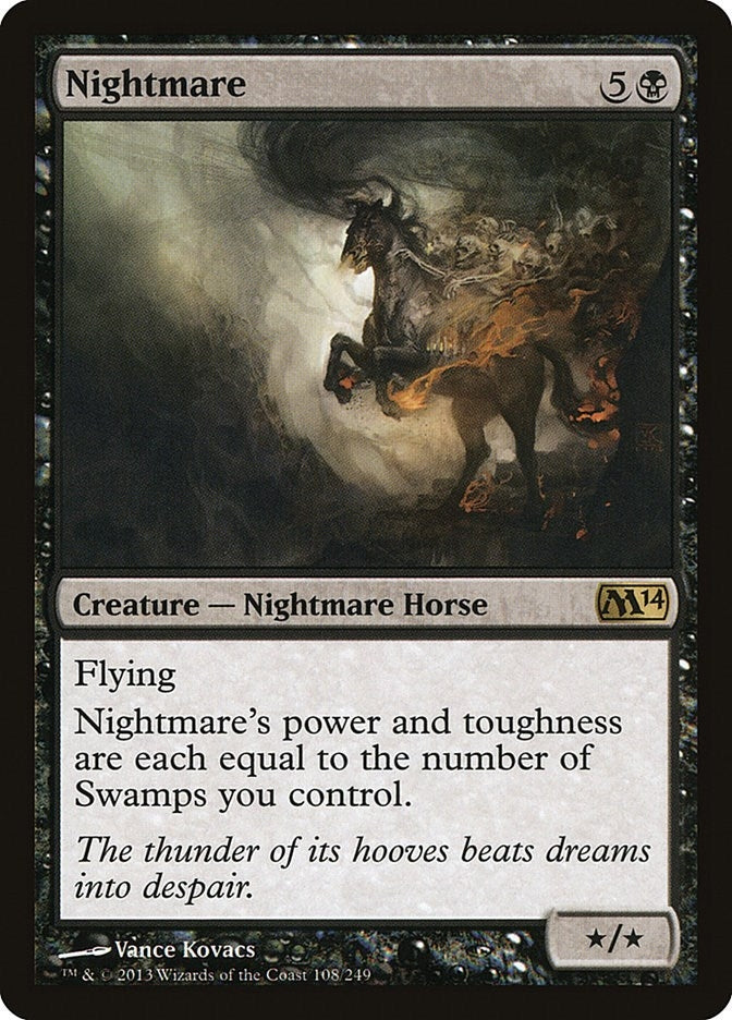 Image for Nightmare (108) (M14) - Magic: The Gathering