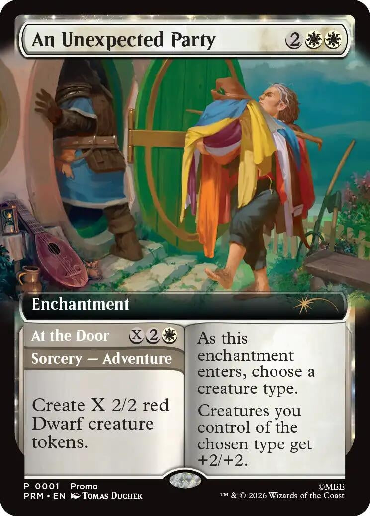 Image for An Unexpected Party (Extended Art) (1) (PRM) - Magic: The Gathering