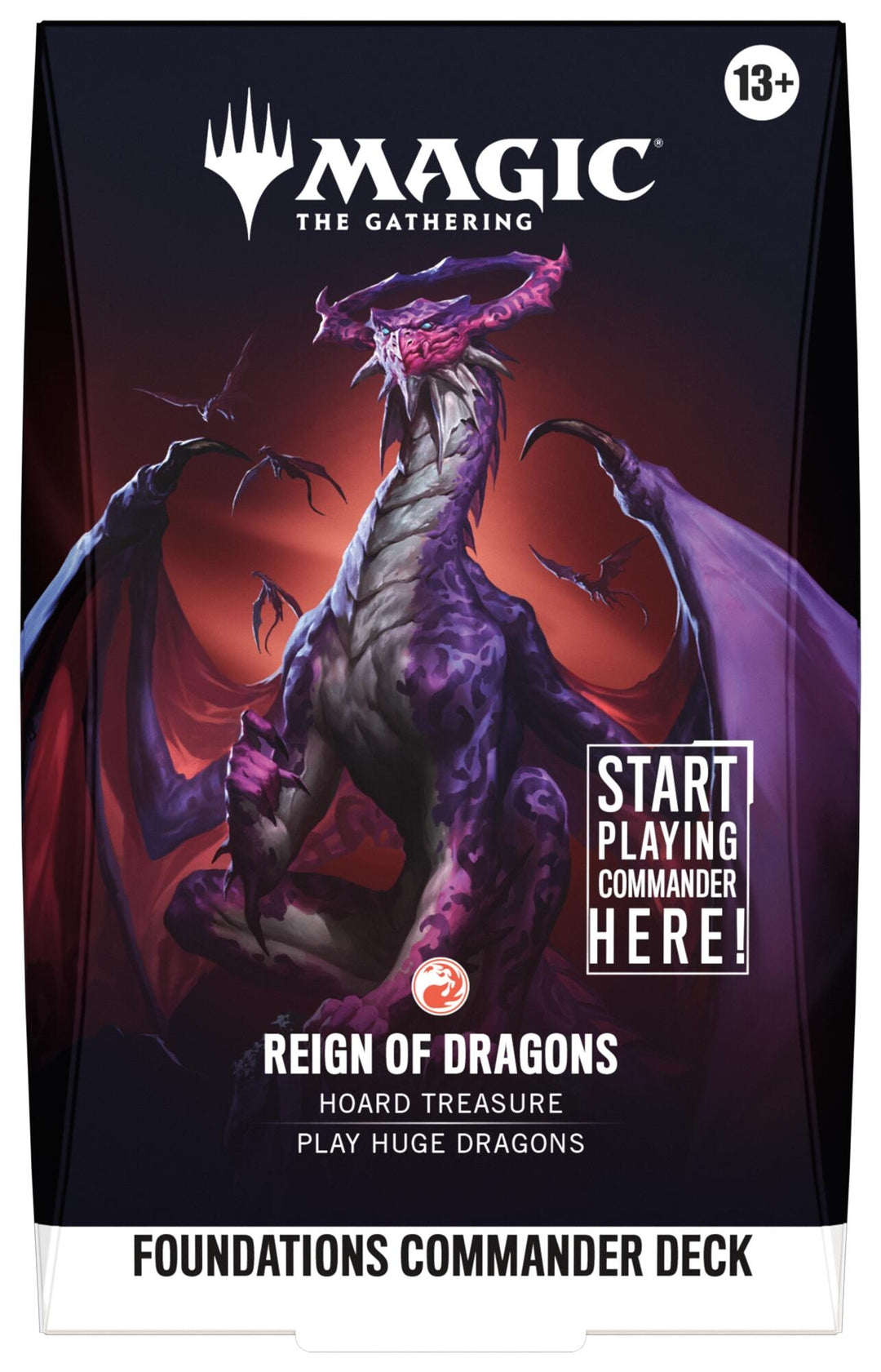 Image for Foundations Commander Deck - Reign of Dragons - Magic: The Gathering