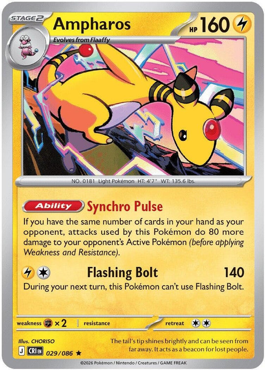 Image for Ampharos (029/086) (CRI) - Pokemon