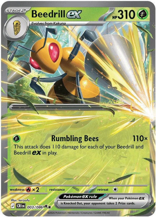 Beedrill ex (003/086) (CRI)