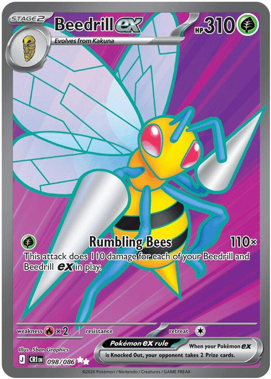 Beedrill ex (098/086) (CRI)
