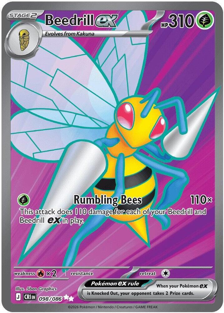 Beedrill ex (098/086) (CRI)