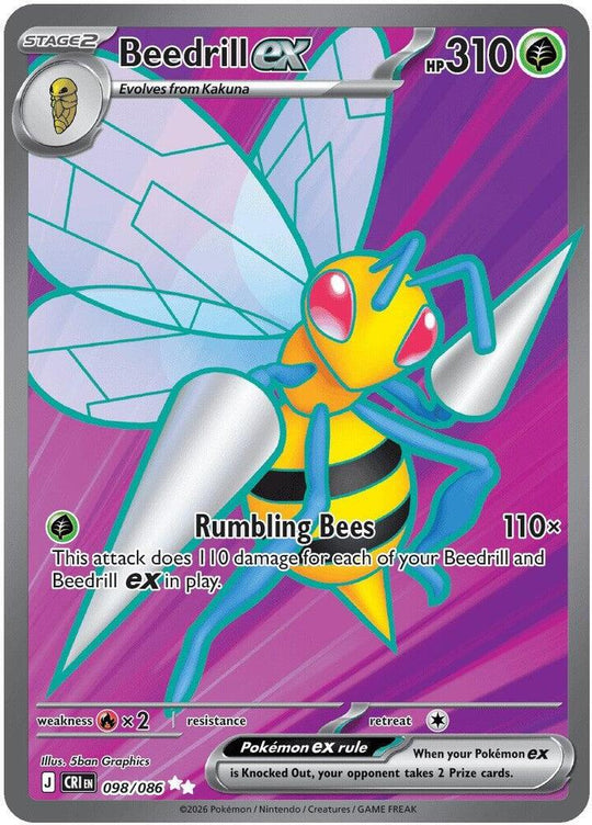 Beedrill ex (098/086) (CRI)