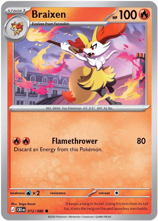 Braixen (012/086) (CRI)
