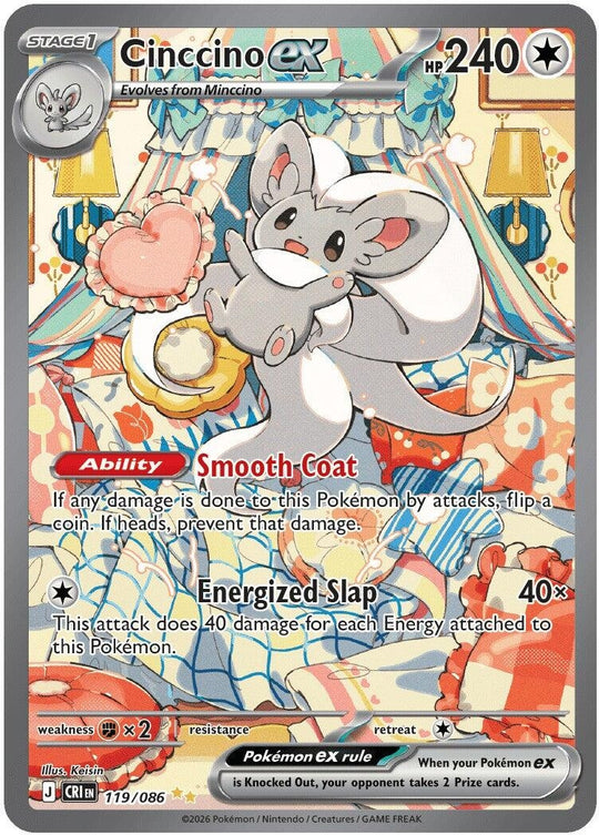 Cinccino ex (119/086) (CRI)