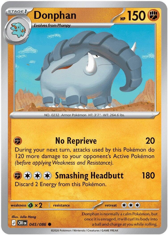 Image for Donphan (045/086) (CRI) - Pokemon