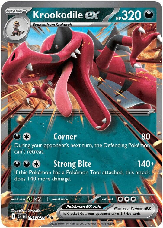 Krookodile ex (055/086) (CRI)