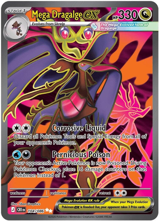 Mega Dragalge ex (104/086) (CRI)