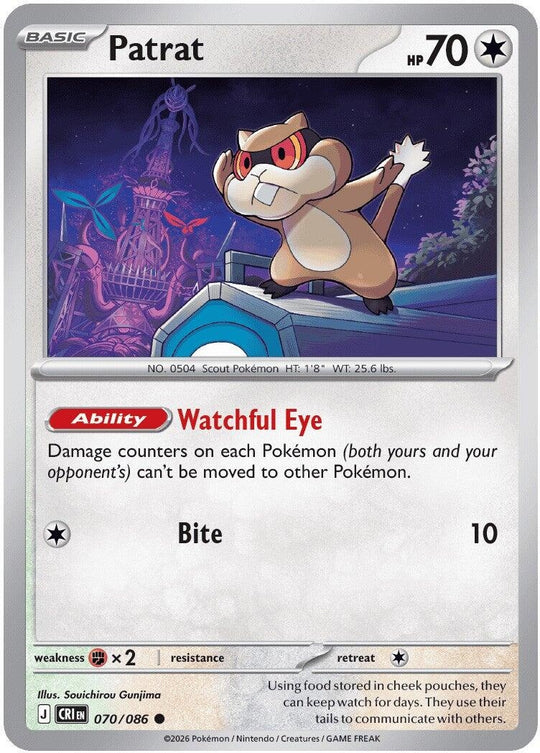 Image for Patrat (070/086) (CRI) - Pokemon