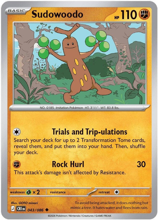 Sudowoodo (043/086) (CRI)