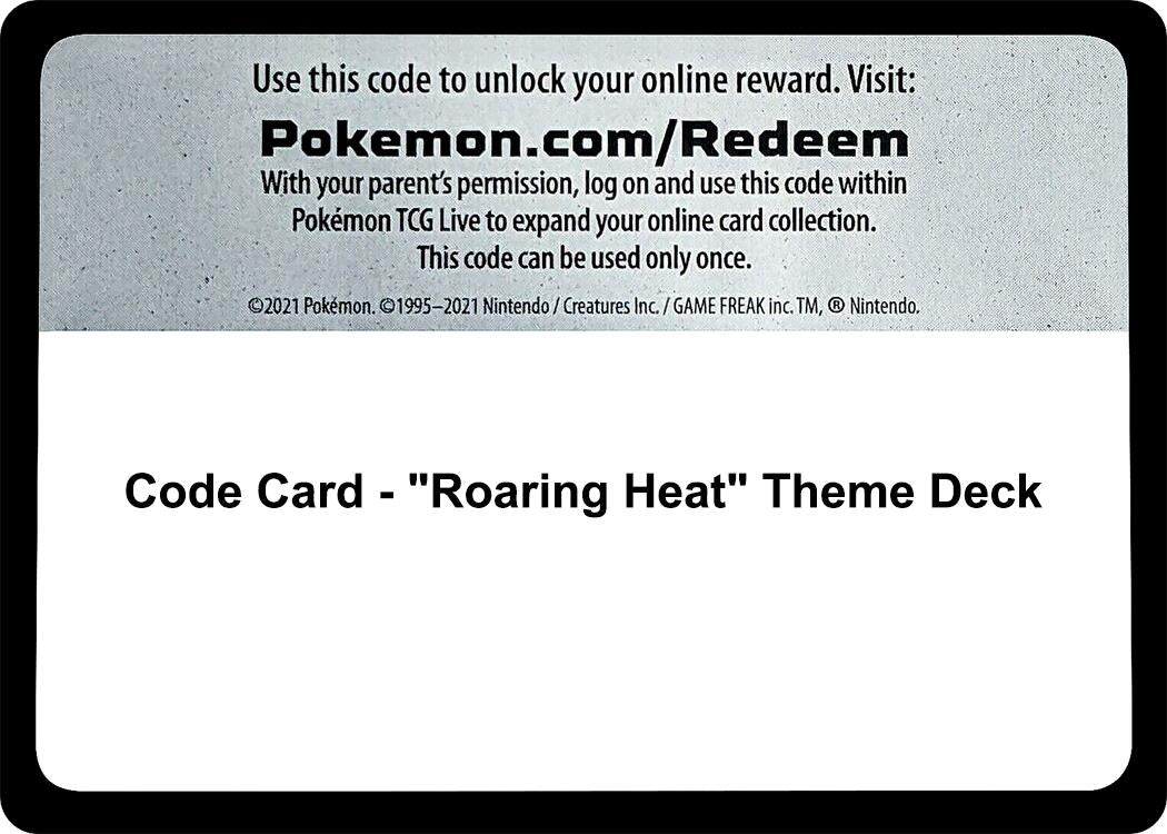 Image for Code Card - "Roaring Heat" Theme Deck (SM01) - Pokemon
