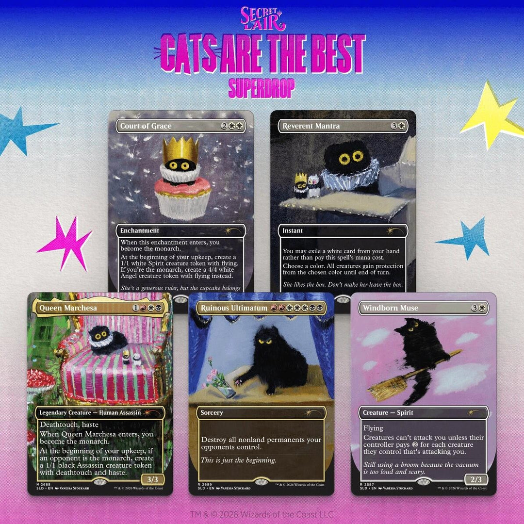 Image for Secret Lair Drop: Purr Majesty - Non-Foil Edition - Magic: The Gathering