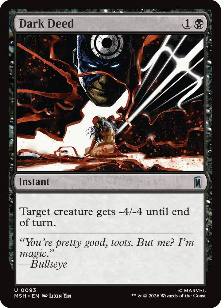 Image for Dark Deed (93) (MSH) - Magic: The Gathering