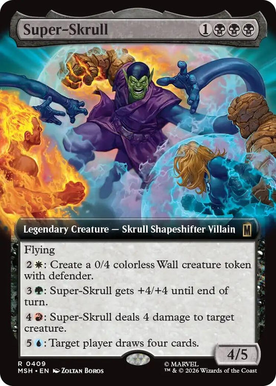Image for Super-Skrull (Extended Art) (409) (MSH) - Magic: The Gathering