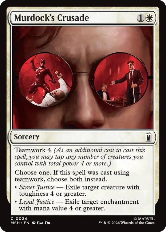 Image for Murdock's Crusade (24) (MSH) - Magic: The Gathering