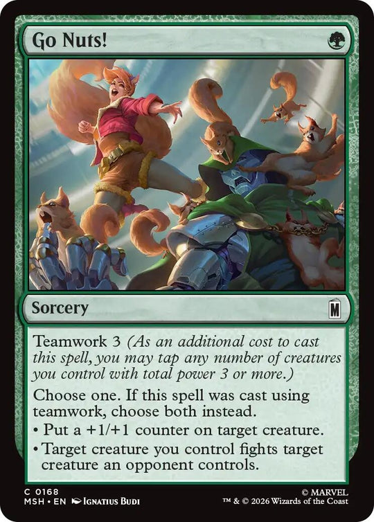 Image for Go Nuts! (168) (MSH) - Magic: The Gathering