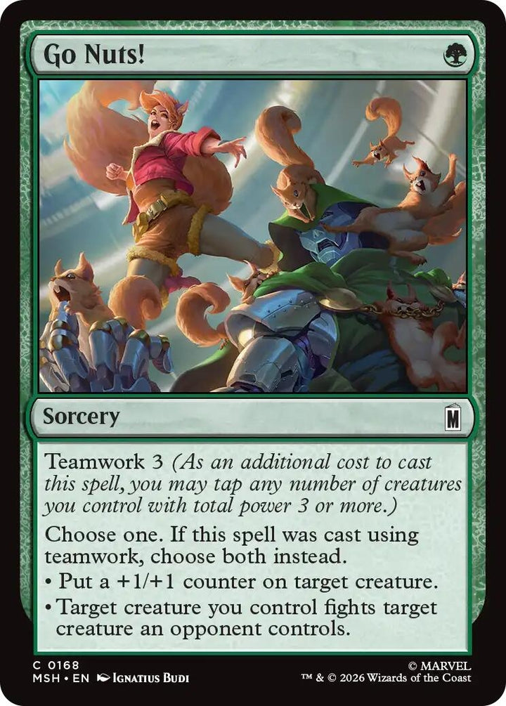 Image for Go Nuts! (168) (MSH) - Magic: The Gathering