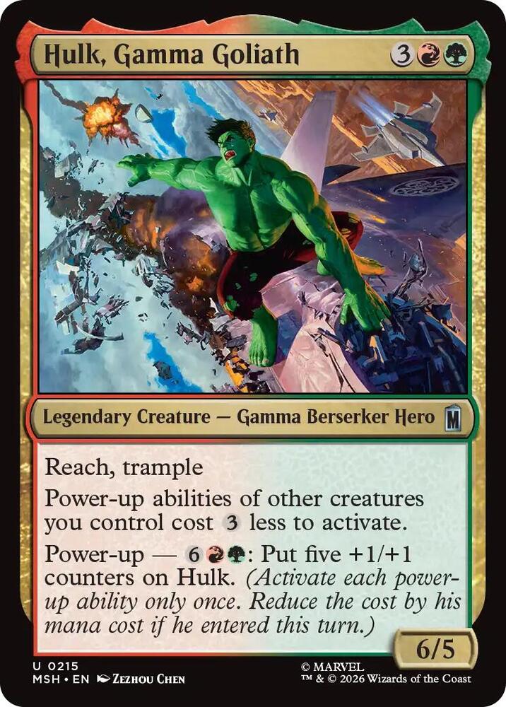 Image for Hulk, Gamma Goliath (215) (MSH) - Magic: The Gathering