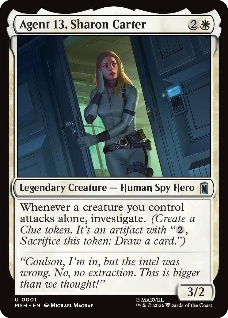 Agent 13, Sharon Carter (1) (MSH)