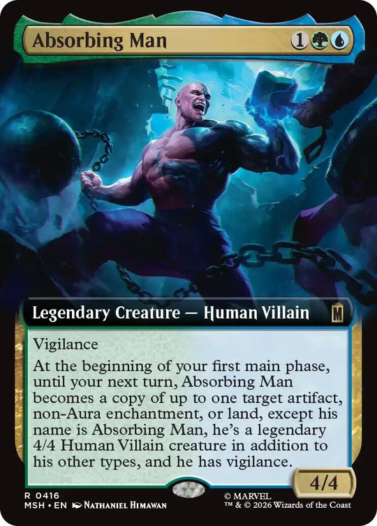 Image for Absorbing Man (Extended Art) (416) (MSH) - Magic: The Gathering