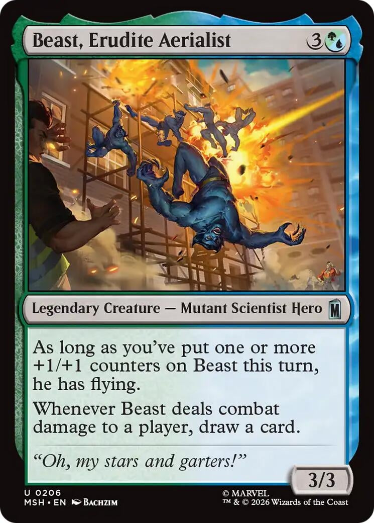 Beast, Erudite Aerialist (206) (MSH)