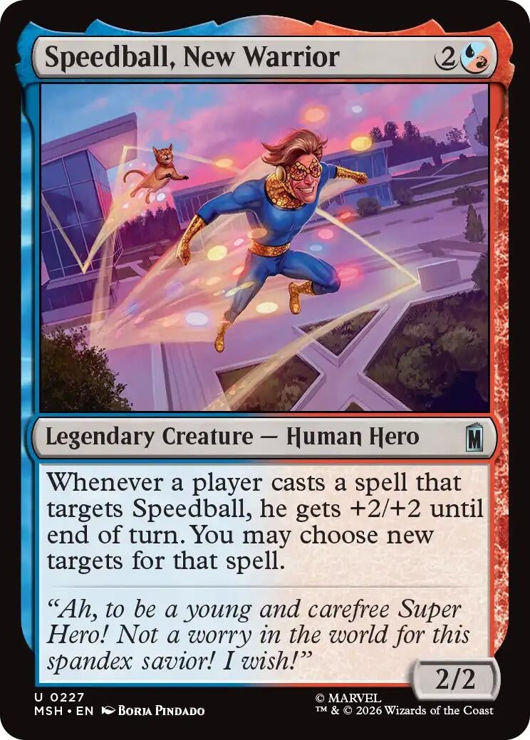 Speedball, New Warrior (227) (MSH)